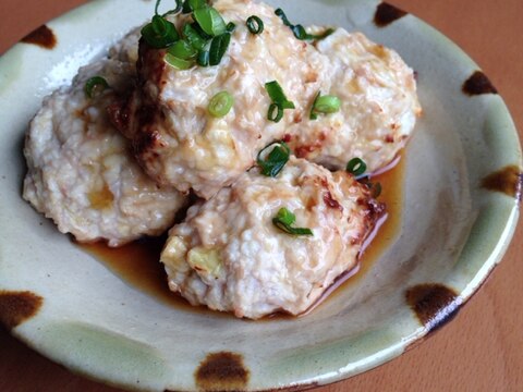 ふわふわ♪鶏つくね焼き